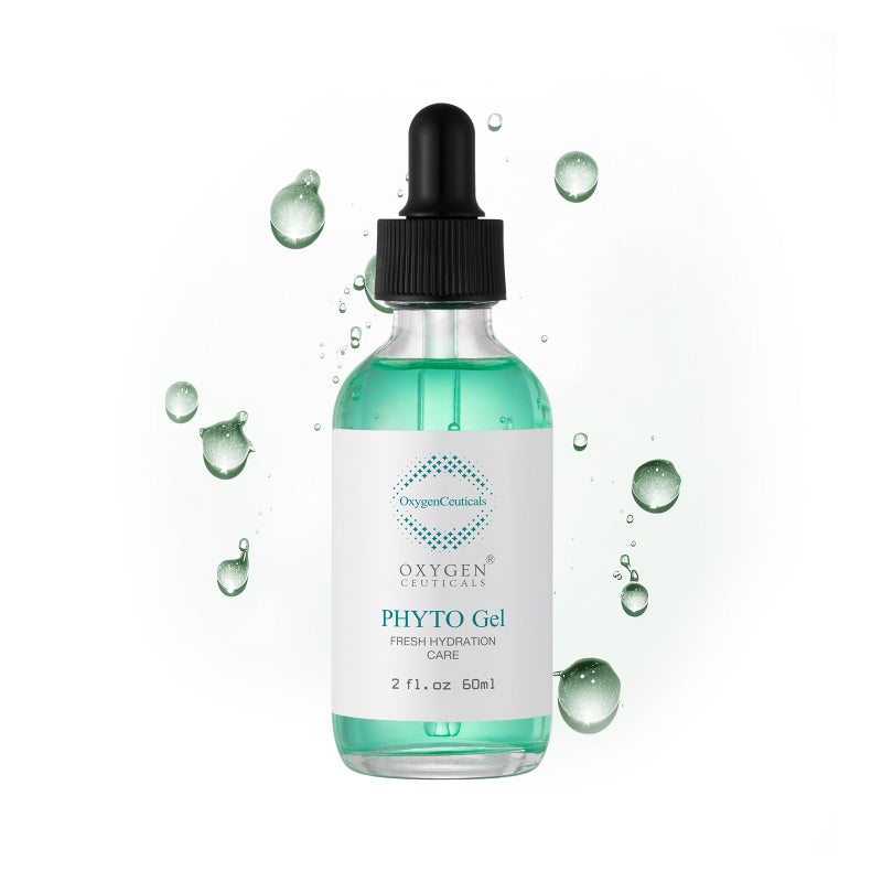 OxygenCeuticals Phyto Gel â€“ Brightening & Soothing Korean Gel Serum with Niacinamide, Sodium Hyaluronate, Centella Root Extracts, Functional Radiance Suitable for Sensitive Skin. 2 fl.oz (60ml) - Image 1
